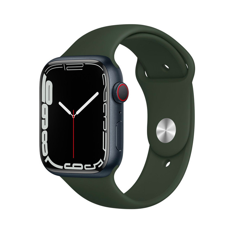 محصول نمونه تستی ساعت هوشمند اپل واچ سری 7 مدل 45mm Aluminum Case with Sport silicone Band