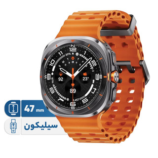 محصول نمونه تستی ساعت هوشمند سامسونگ مدل Galaxy Watch Ultra دارای قابلیت های کنترل موسیقی (Music Player)، قابلیت مکالمه از طریق بلوتوث، قابلیت تغییر طرح ساعت یا تم، صفحه همیشه روشن (Always-on Display)، پشتیبانی از دستیار صوتی بند سیلیکون